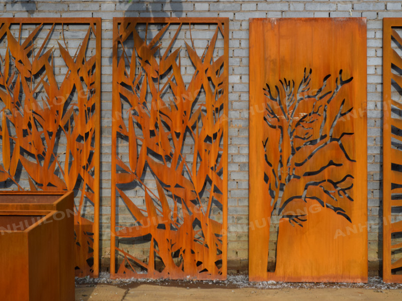 <h3>Corten Steel Residential Swing Gate | Automated Gates</h3>
